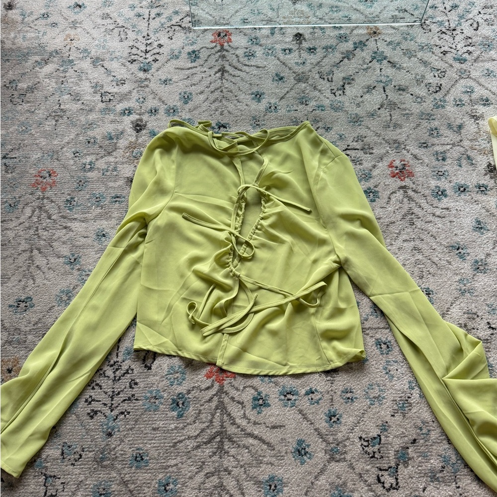 Lime Green Women's Top